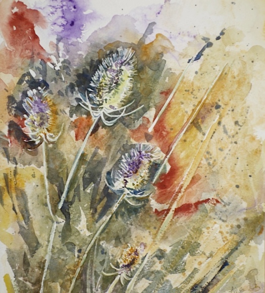 Thistles by Susan Ewing